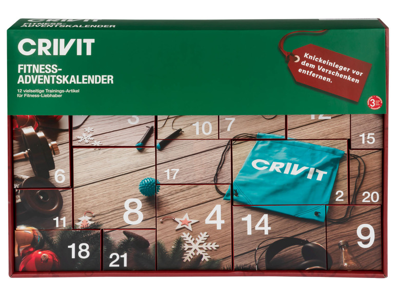 Prejsť na zobrazenie na celú obrazovku: CRIVIT Adventný fitness kalendár – obrázok 1