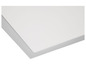 Biely LED panel s strieborným rámom