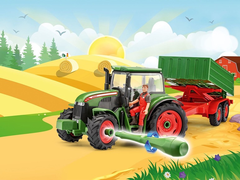 Prejsť na zobrazenie na celú obrazovku: Revell Traktor s prívesom a figúrkou farmára – obrázok 3