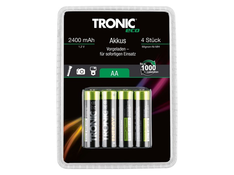 Prejsť na zobrazenie na celú obrazovku: TRONIC® Batérie, 4 kusy – obrázok 2