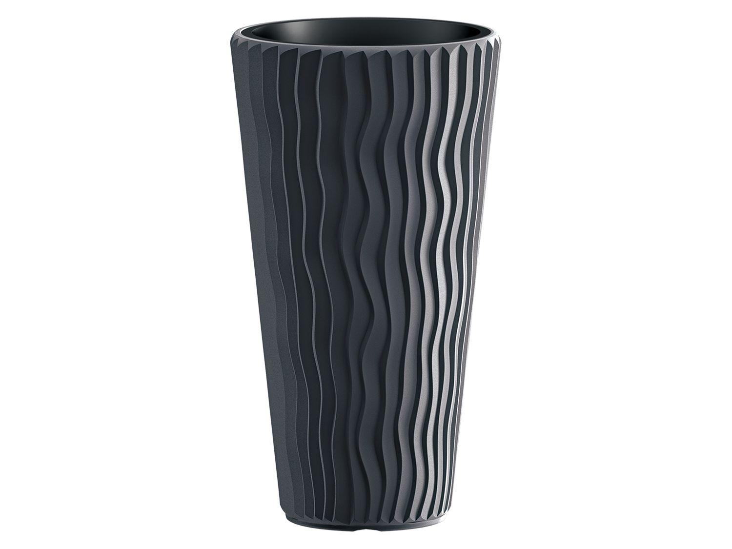Prosperplast Kvetináč Sandy Slim ( 30 x 53 x 30 cm (Š x V x H), antracitová)