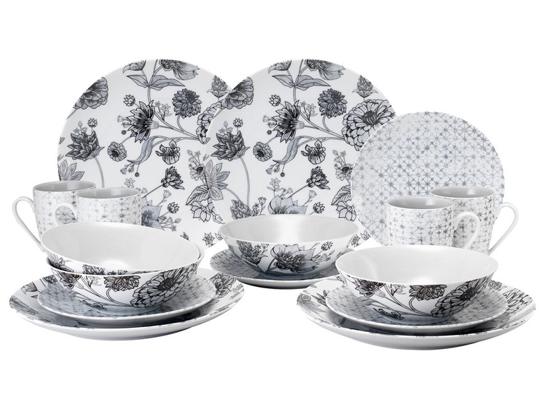 Prejsť na zobrazenie na celú obrazovku: vanWell Porcelánová jedálenská súprava, 16-dielna – obrázok 1