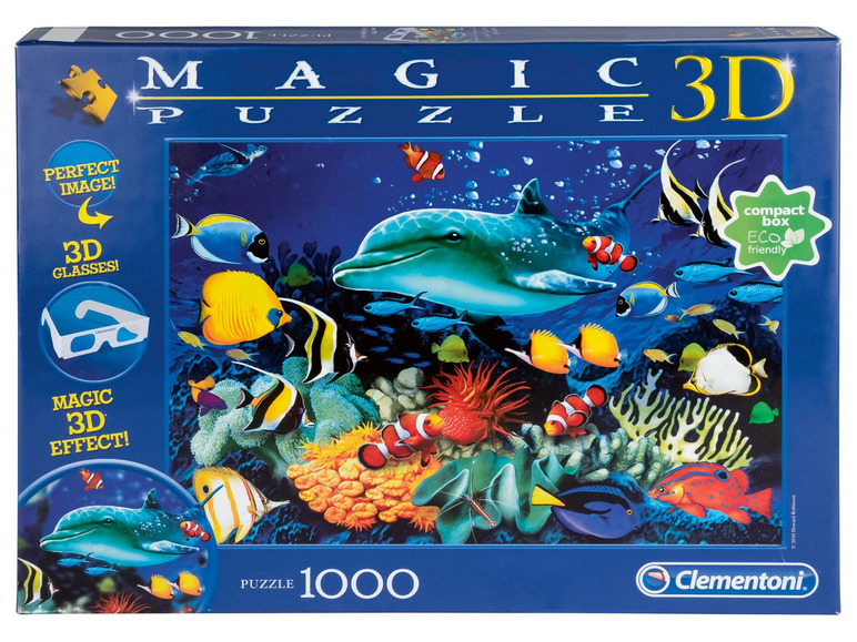 Prejsť na zobrazenie na celú obrazovku: Clementoni 3D puzzle / Svietiace puzzle, 1 000 dielikov – obrázok 2