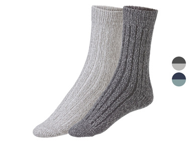 Livarno Home Hrejivé ponožky, 2 páry