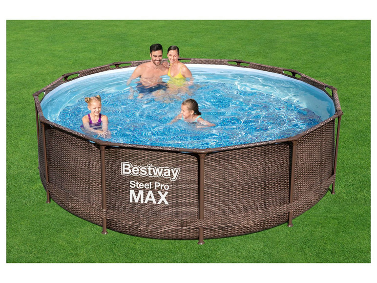 Prejsť na zobrazenie na celú obrazovku: Bestway Bazén Steel Pro Max™ DELUXE SERIES™, Ø 366 cm, s príslušenstvom – obrázok 2