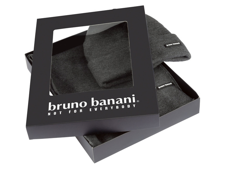 Prejsť na zobrazenie na celú obrazovku: Bruno Banani Pánska darčeková súprava, 2-dielna, čapica a šál – obrázok 6