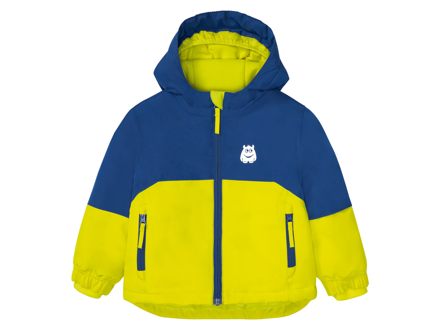 lupilu® Chlapčenská lyžiarska bunda (navy modrá/žltá, 86/92)