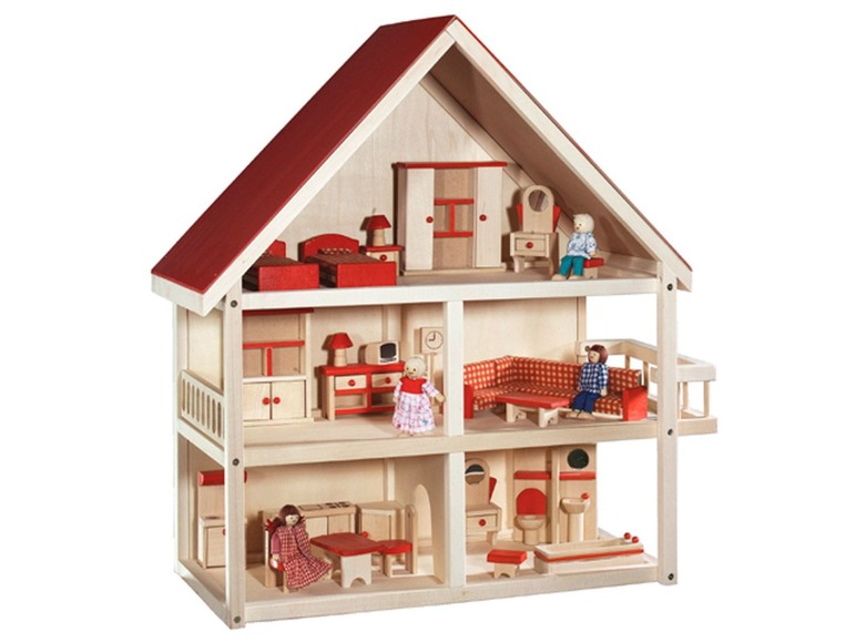 Prejsť na zobrazenie na celú obrazovku: roba Drevený domček pre bábiky – obrázok 1