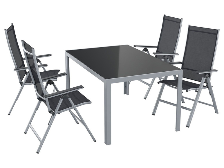 Prejsť na zobrazenie na celú obrazovku: florabest Hliníková skladacia stolička ALU, šedá, 2 kusy – obrázok 5
