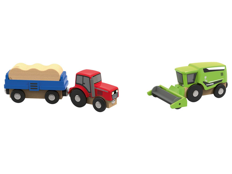 Prejsť na zobrazenie na celú obrazovku: Playtive JUNIOR Súprava drevených autíčok pre železničnú / cestnú dráhu – obrázok 8