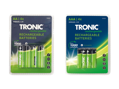 TRONIC® Nabíjateľné batérie Ni-MH