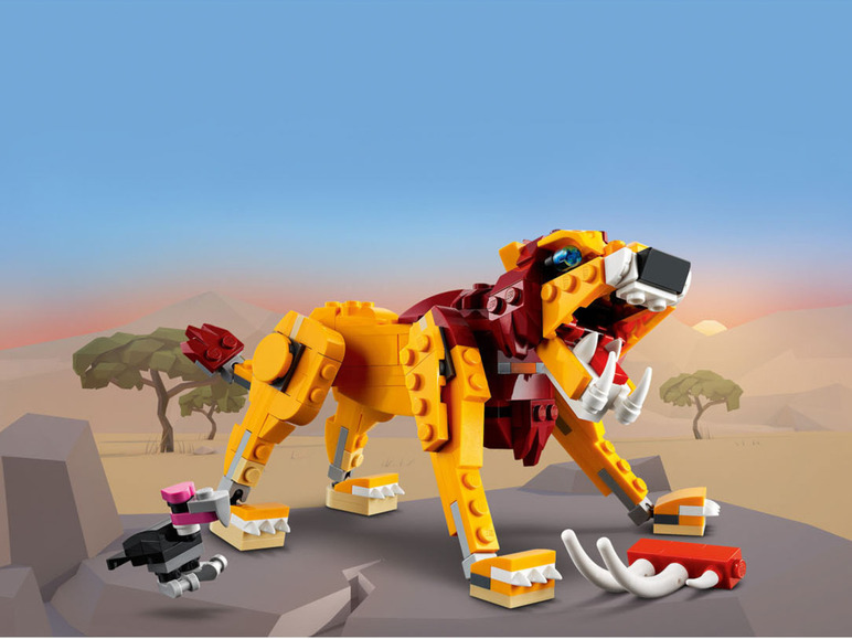 Prejsť na zobrazenie na celú obrazovku: LEGO® Creator 31112 Divoký lev – obrázok 4