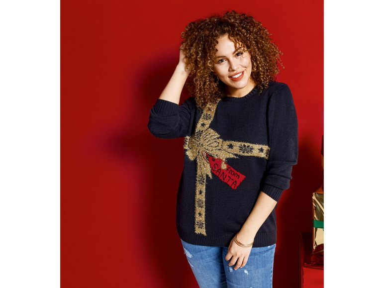 Prejsť na zobrazenie na celú obrazovku: esmara Dámsky vianočný pulóver s LED XXL – obrázok 6