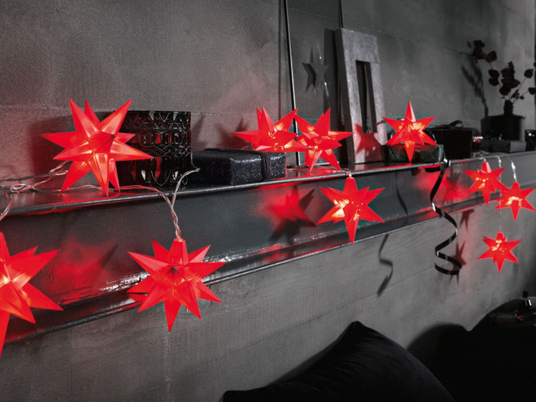 Prejsť na zobrazenie na celú obrazovku: Melinera LED svetelná reťaz s 3D svietiacimi hviezdami – obrázok 5