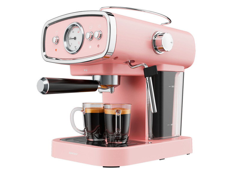 Prejsť na zobrazenie na celú obrazovku: SILVERCREST® KITCHEN TOOLS Espresso kávovar SEM 1050 A1, ružový – obrázok 3