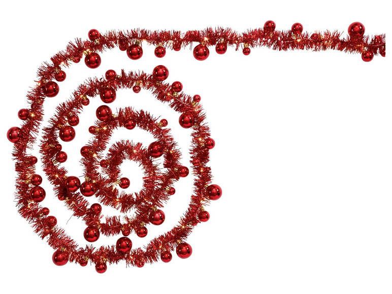 Prejsť na zobrazenie na celú obrazovku: Melinera LED girlanda s vianočnými guľami – obrázok 2