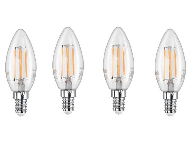Prejsť na zobrazenie na celú obrazovku: LIVARNO LUX® LED filamentová žiarovka, 4 kusy – obrázok 4