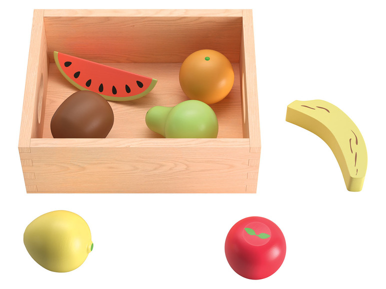 Prejsť na zobrazenie na celú obrazovku: Playtive Detský drevený košík s potravinami – obrázok 5