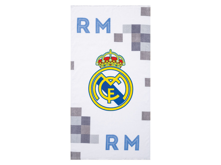 Prejsť na zobrazenie na celú obrazovku: Velúrová osuška Real Madrid, 70 x 140 cm – obrázok 1