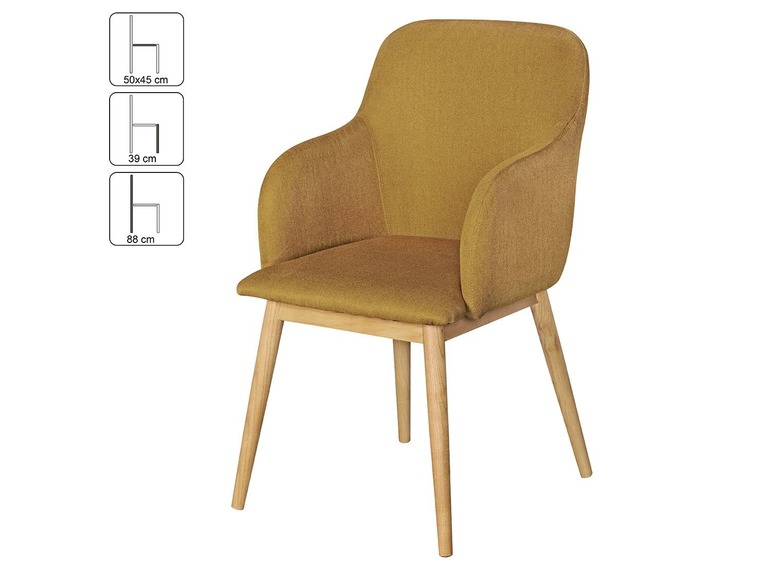Prejsť na zobrazenie na celú obrazovku: Wohnling Jedálenská stolička v škandinávskom štýle – obrázok 15