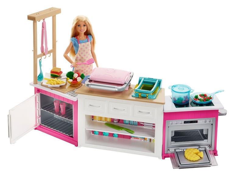 Prejsť na zobrazenie na celú obrazovku: Bábika Barbie „Cooking & Baking" kuchynská súprava – obrázok 1
