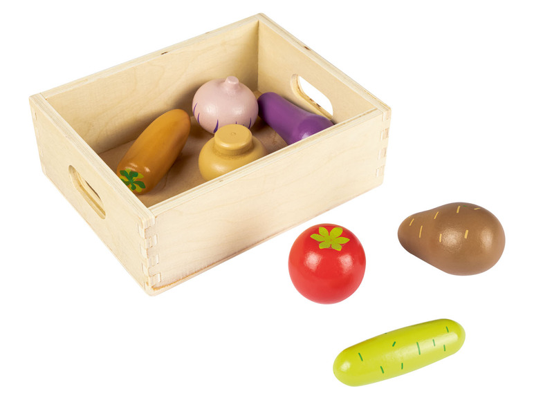 Prejsť na zobrazenie na celú obrazovku: Playtive Detský drevený košík s potravinami – obrázok 29