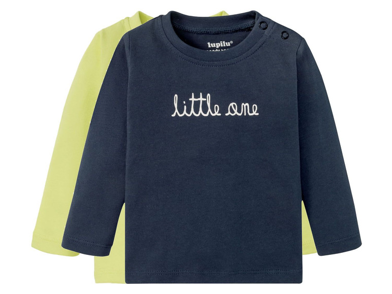 Prejsť na zobrazenie na celú obrazovku: lupilu® Chlapčenské tričko s dlhým rukávom pre bábätká, 2 kusy – obrázok 1