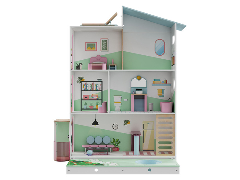 Prejsť na zobrazenie na celú obrazovku: Playtive Drevený domček pre bábiky – obrázok 3