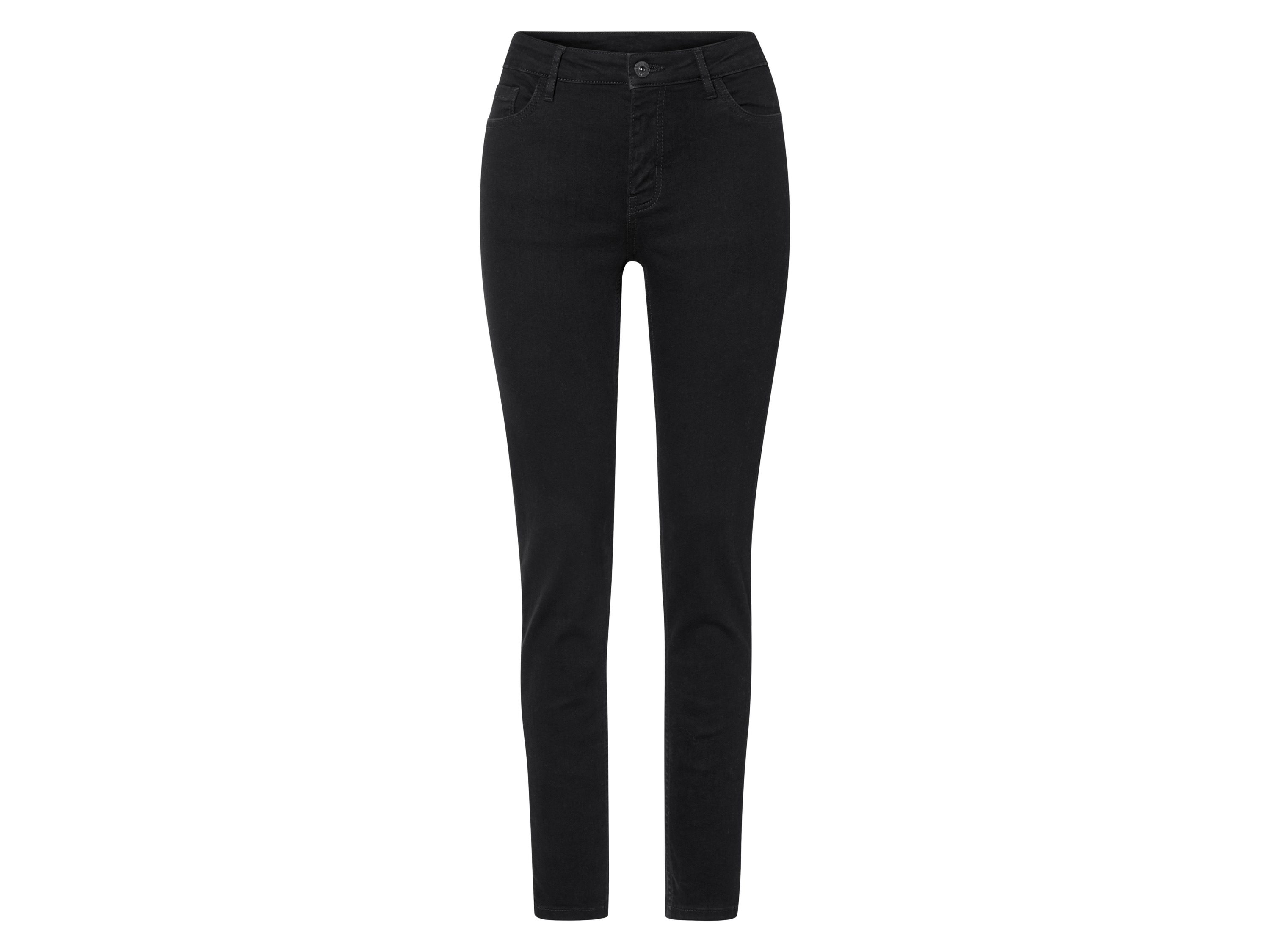 esmara® Dámske rifle push-up Super Skinny Fit (čierna, 36)