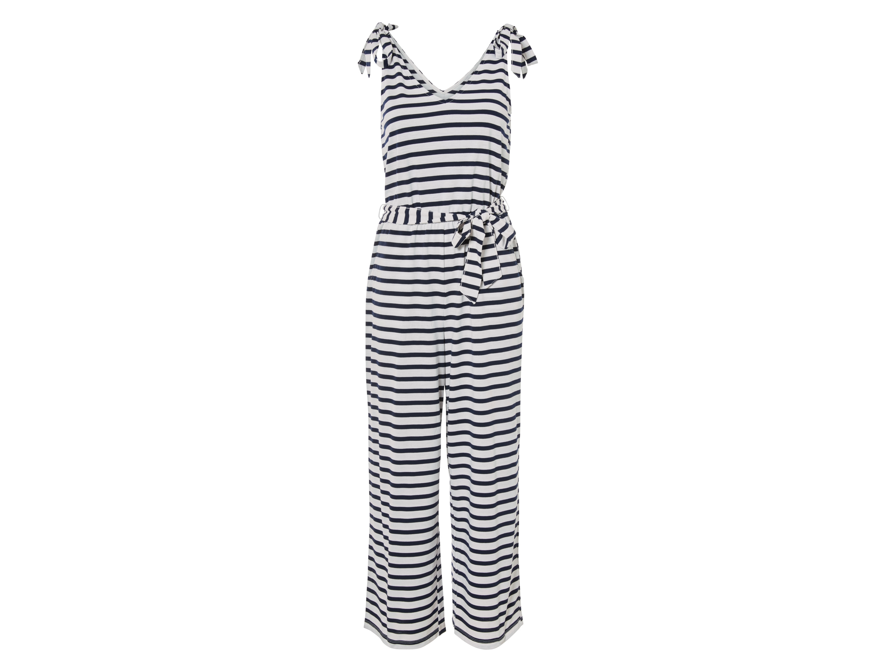 esmara® Dámsky overal (biela/navy modrá, XS (32/34))