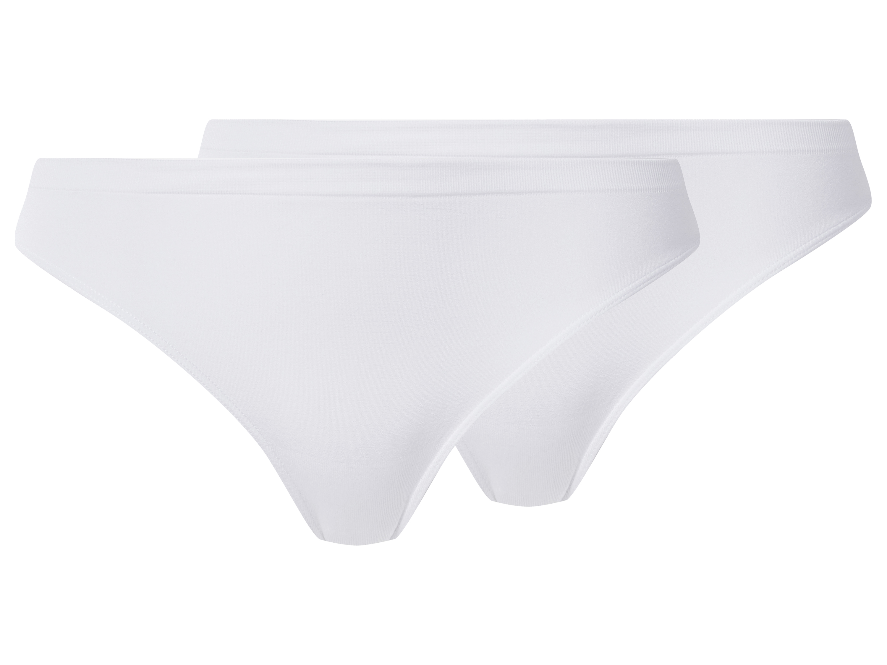 esmara® Dámske tangá, 2 kusy (biela, L (44/46))