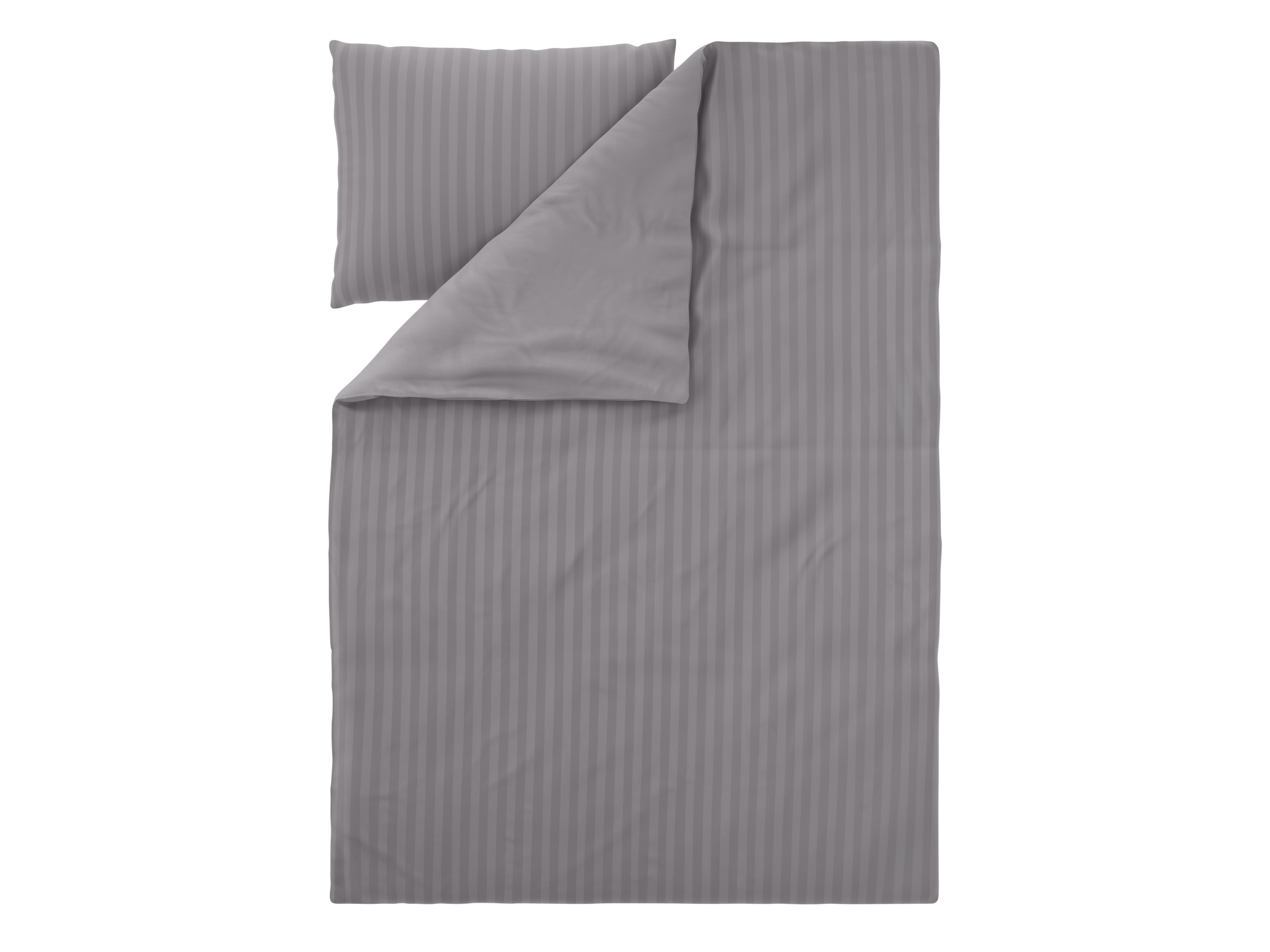 LIVARNO® Obojstranná posteľná bielizeň z bambusovej viskózy Premium, 140 x 200 cm (sivá)