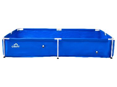 CRIVIT Bazén Metal Frame, 228 x 159 x 42 cm