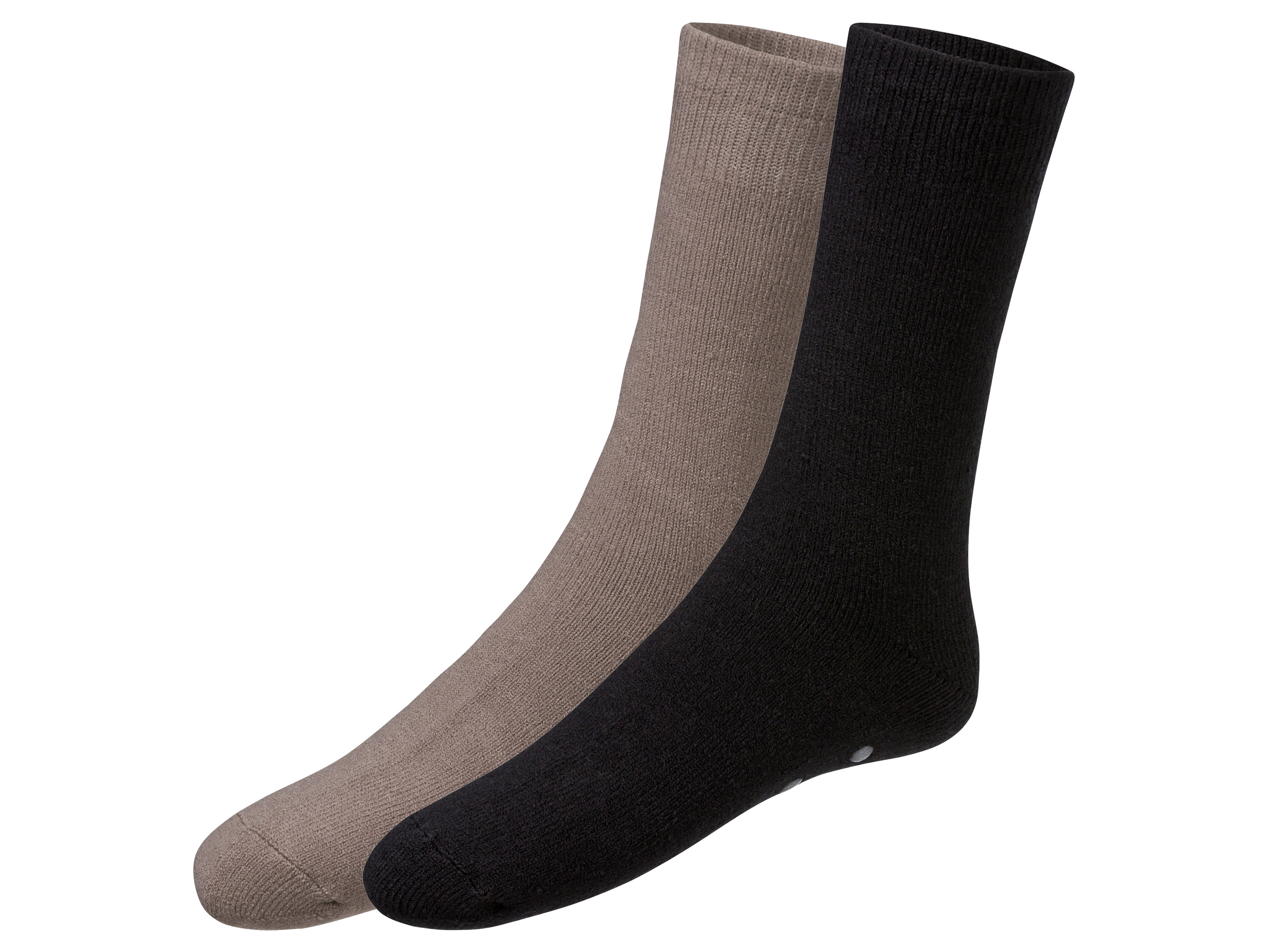 LIVERGY® Pánske termoponožky, 2 páry (39/42, čierna)
