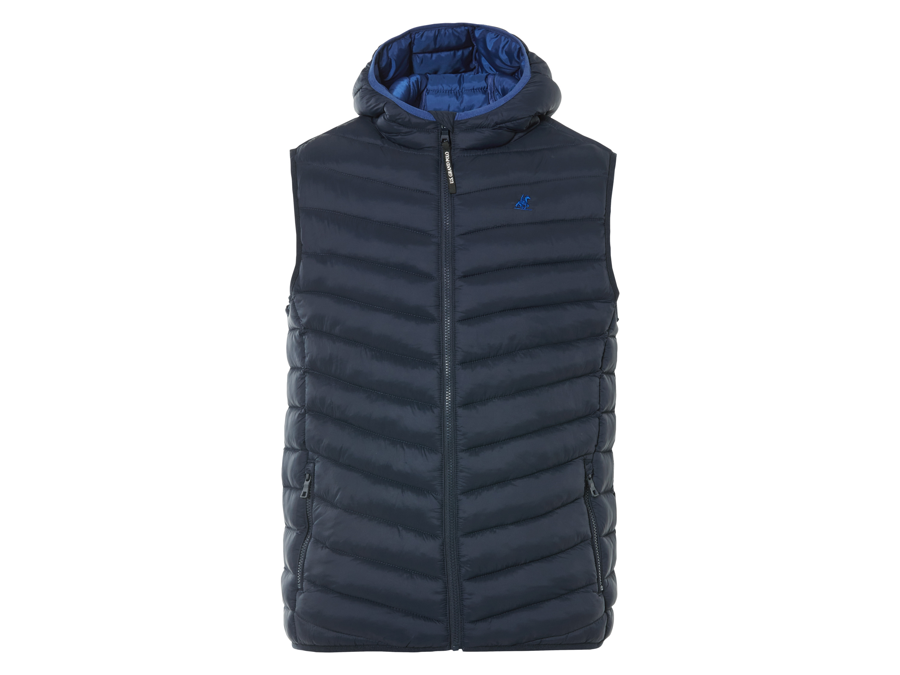 LIVERGY® Pánska prešívaná vesta (navy modrá, XL (56/58))