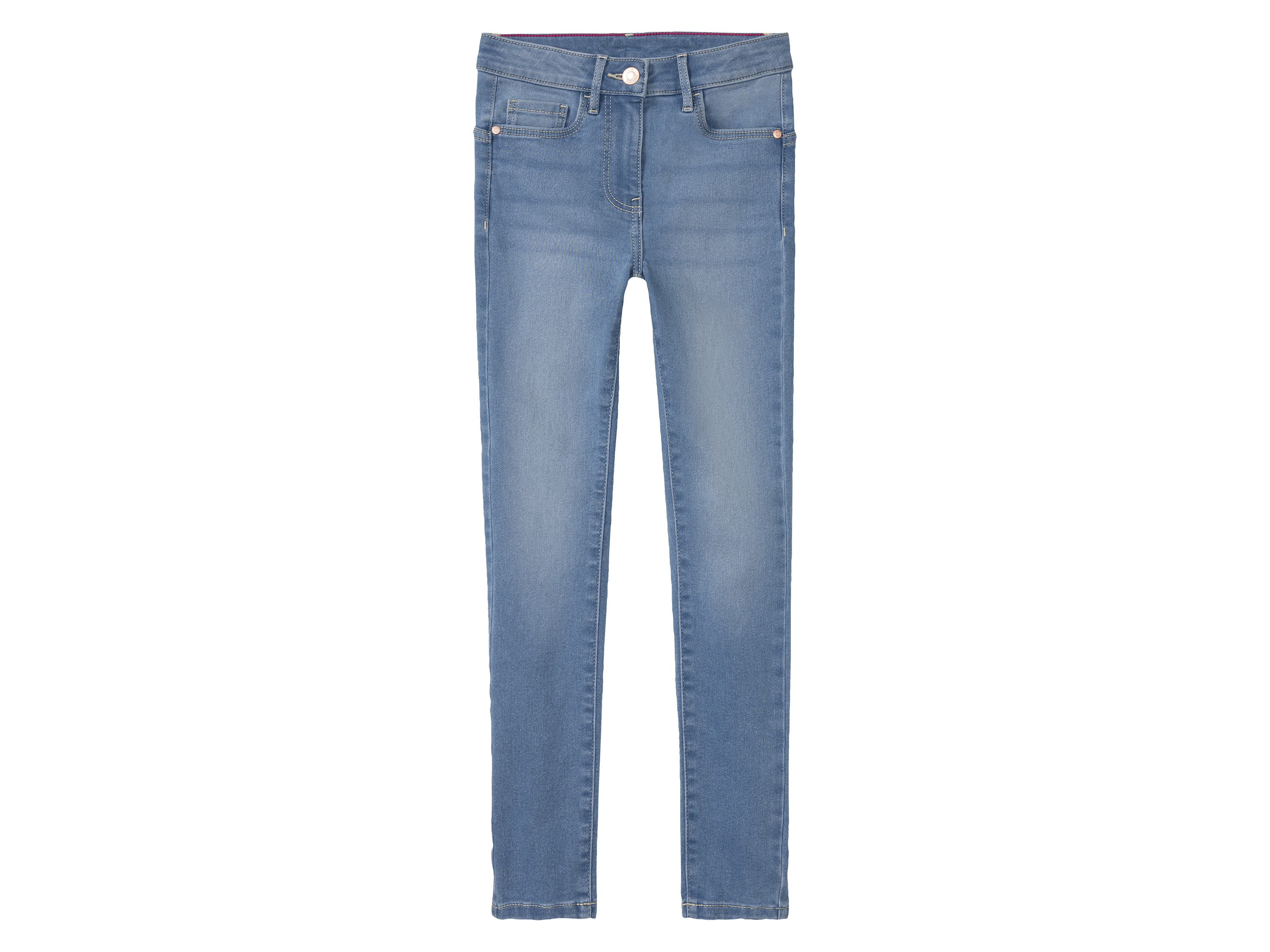 pepperts!® Dievčenské rifle „Super Skinny Fit" (140, bledomodrá)