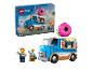 Súprava Lego City 60452 Donut Truck, s krabicou a zostaveným modelom.