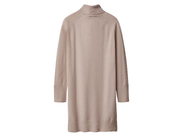 esmara® Dámske pletené šaty (béžová, XS (32/34))