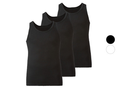 LIVERGY® Pánske rebrované tielko XXL, 3 kusy