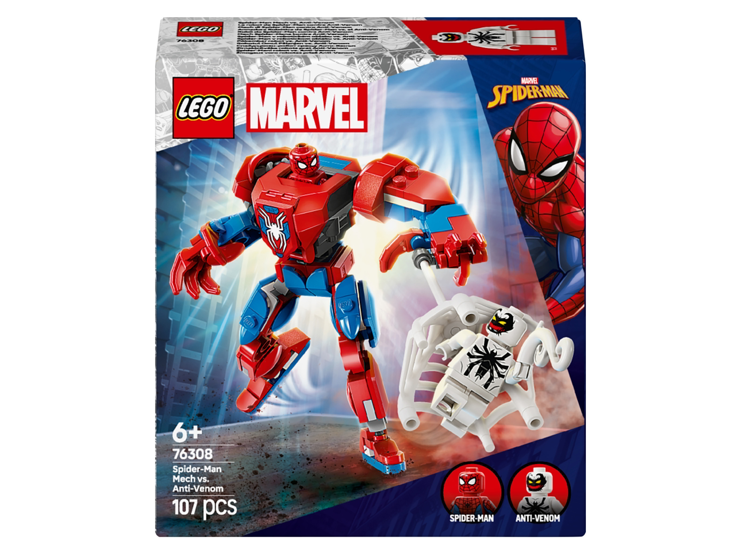 LEGO® Marvel Super Heroes 76308 Spider-Man v robotickom obleku vs. Anti-Venom