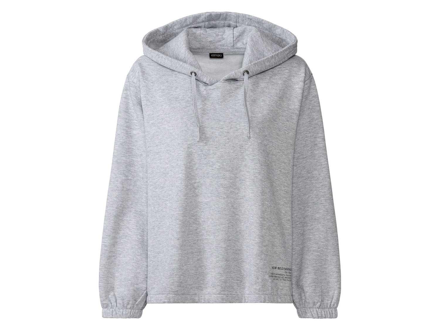 esmara® Dámska mikina XXL (sivá, 2XL (52/54))