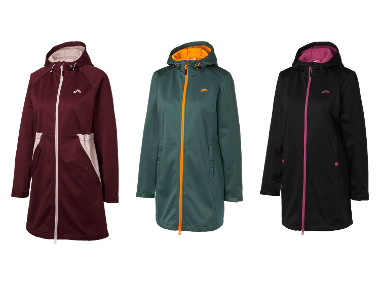 CRIVIT Dámsky softšelový kabát