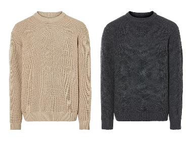 LIVERGY® Pánsky pletený pulóver