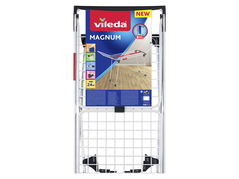 Vileda Magnum sušiak na prádlo s veľkou plochou.