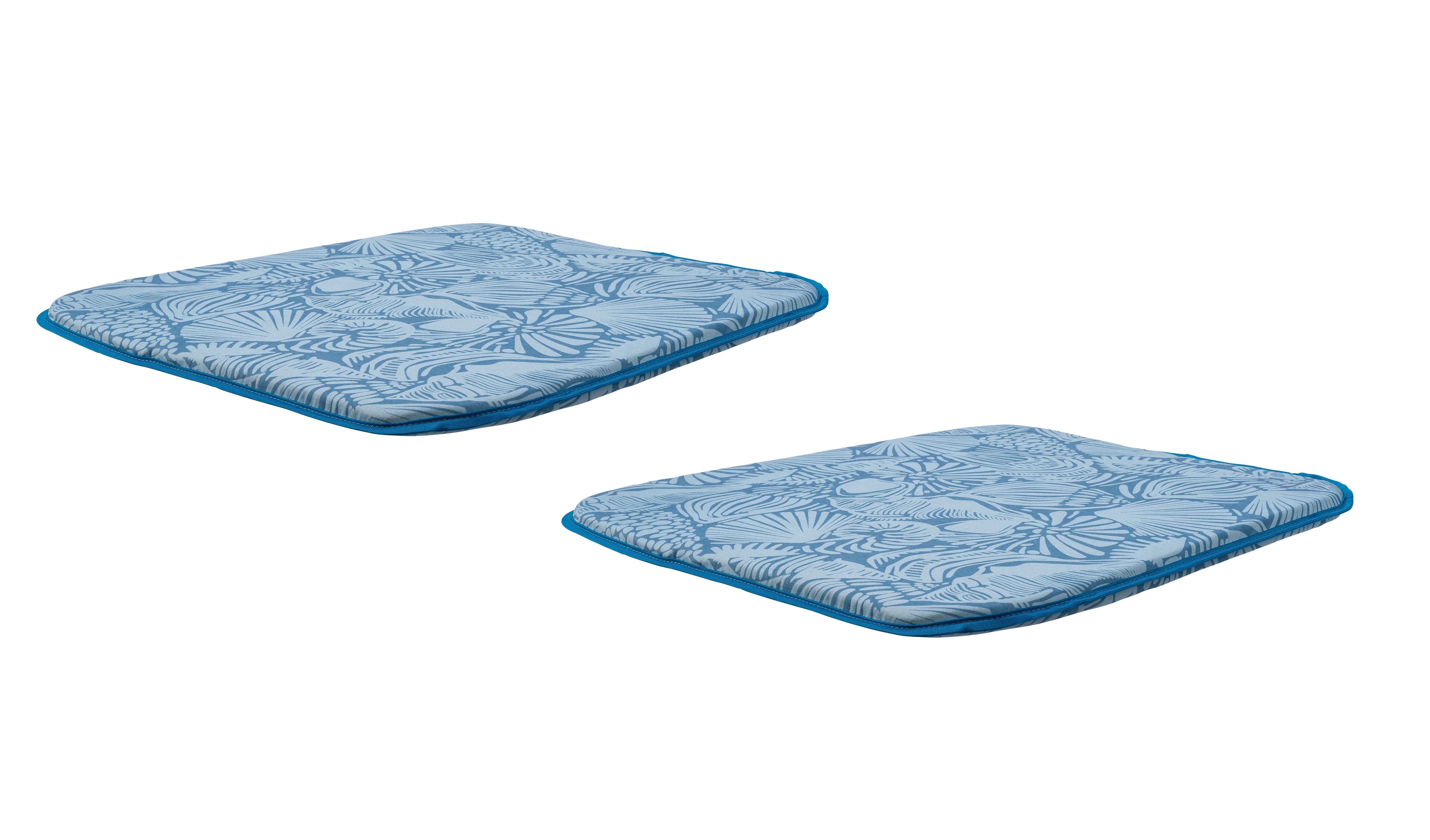 LIVARNO® Podsedák, 40 x 41,5 cm, modrý, 2 kusy