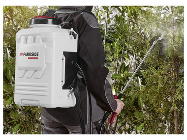 PARKSIDE PERFORMANCE® Aku tlakový postrekovač na chrbát 16 l 20 V PRDSP 20-Li B2 – bez akumulátora