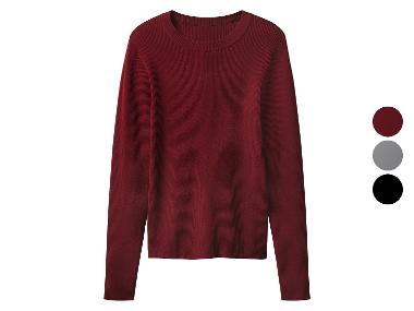 esmara® Dámsky rebrovaný pulóver