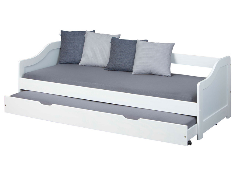 Prejsť na zobrazenie na celú obrazovku: Inter Link Rozkladacia pohovka s posteľou Leonie, biela, 90 x 200 cm (diel 1/2) – obrázok 5