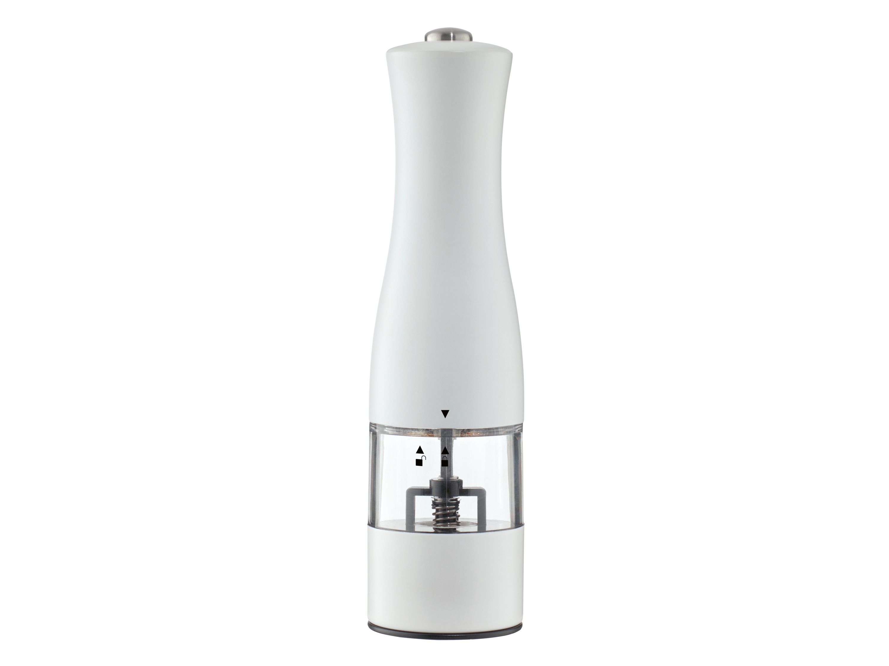 SILVERCREST® Elektrický mlynček na soľ a korenie (biela)