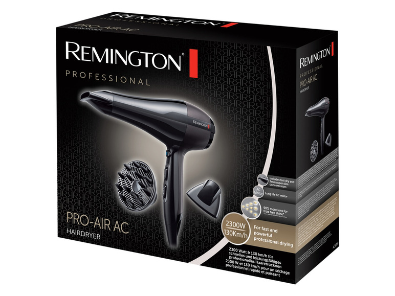 Fén Remington Pro-Air AC s výkonným motorom a koncentrátormi.